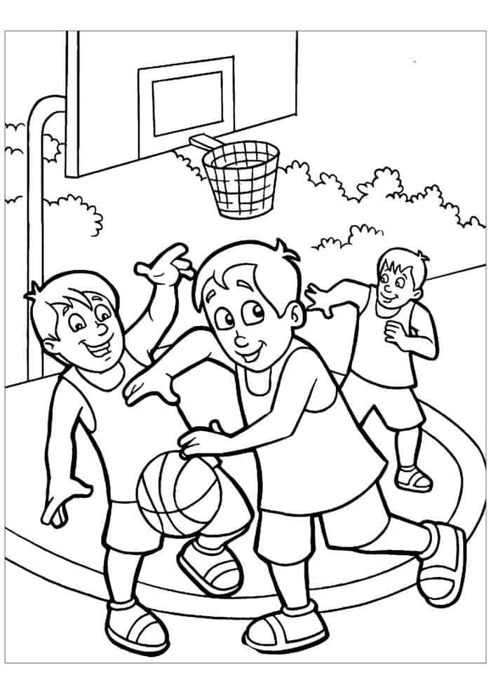 Ncaa Basketball Coloring Pages