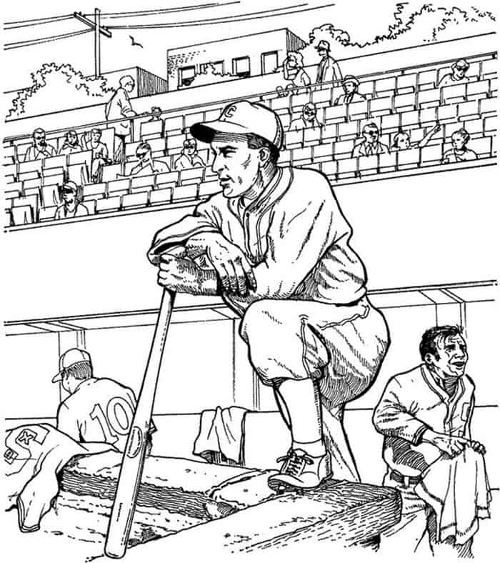 Pirates Baseball Coloring Pages