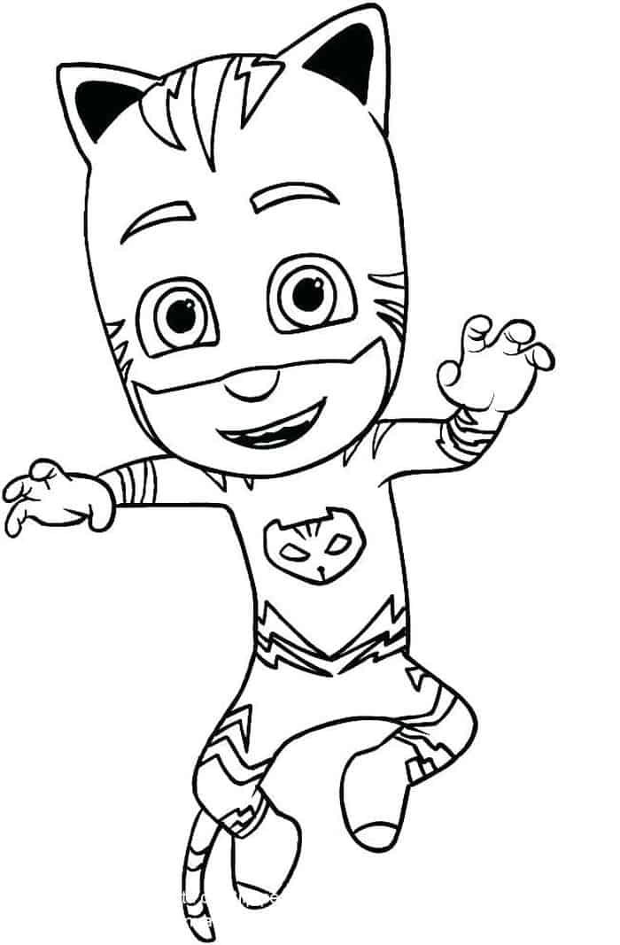 Pj Masks Catboy Coloring Pages