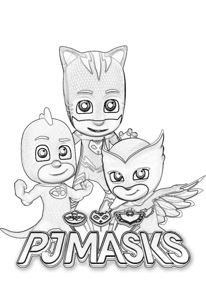 Pj Masks Clubhouse Coloring Pages