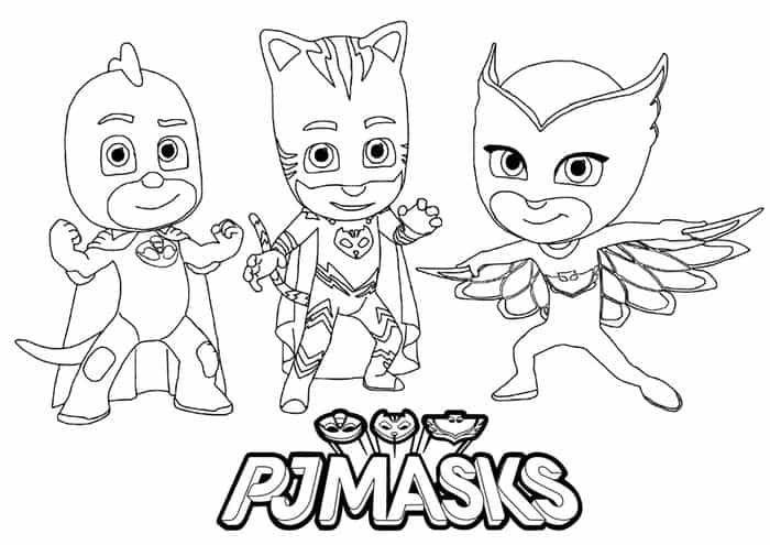 Pj Masks Coloring Pages