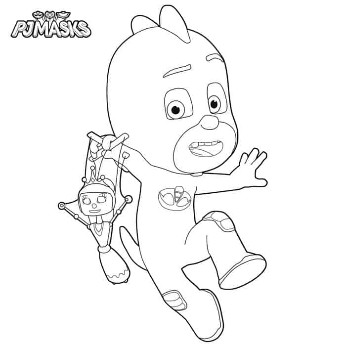 Pj Masks Gekko Coloring Pages