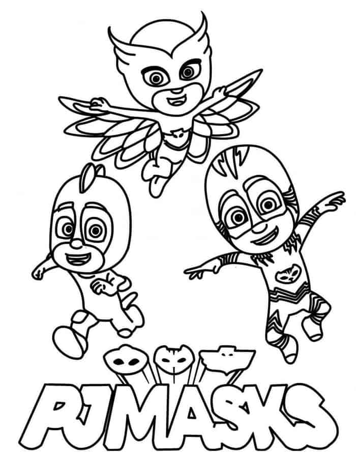 Pj Masks Headquarters Coloring Pages