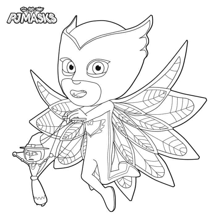 Pj Masks Owlette Coloring Pages