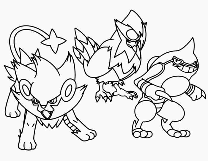 Pokemon Cards Coloring Pages