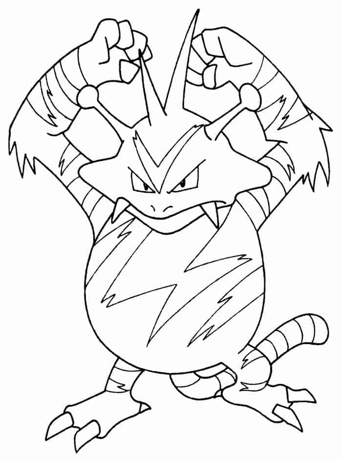 Pokemon Charmander Coloring Pages