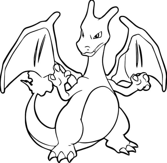 Pokemon Coloring Pages Mega
