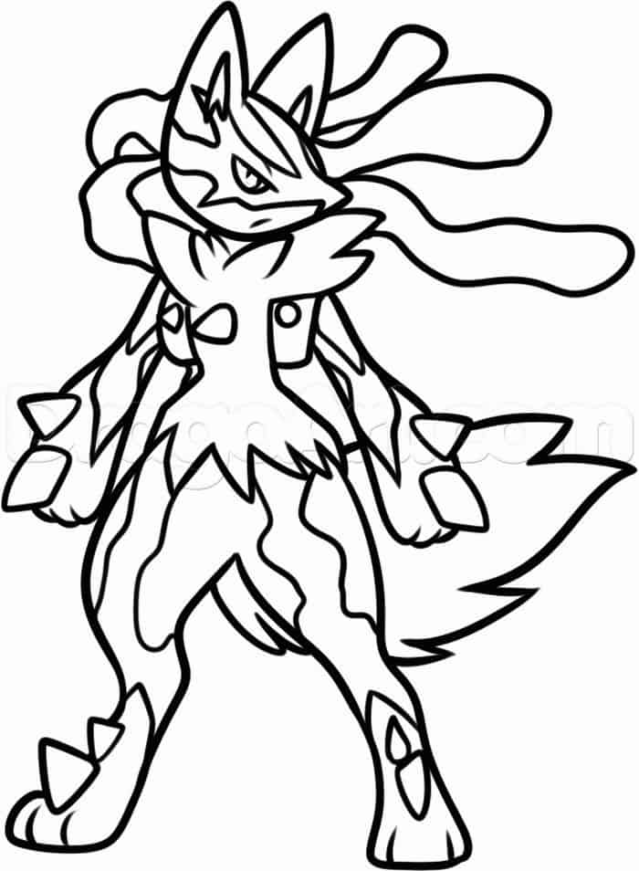 Pokemon Coloring Pages Mewtwo