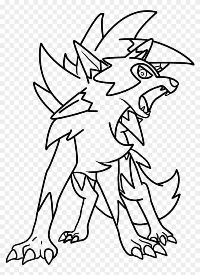 Pokemon Legendary Coloring Pages