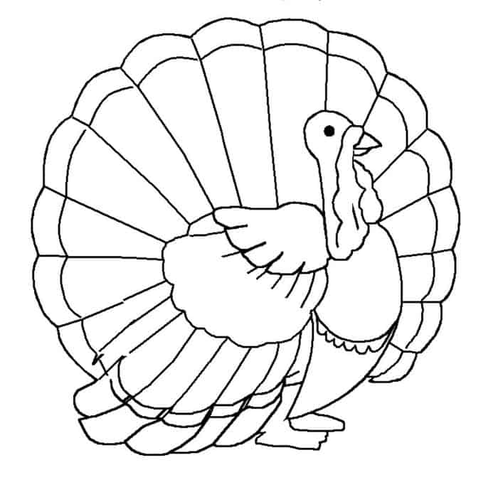 Preschool Thanksgiving Coloring Pages