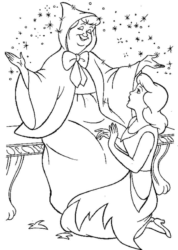 Princess Coloring Pages Cinderella