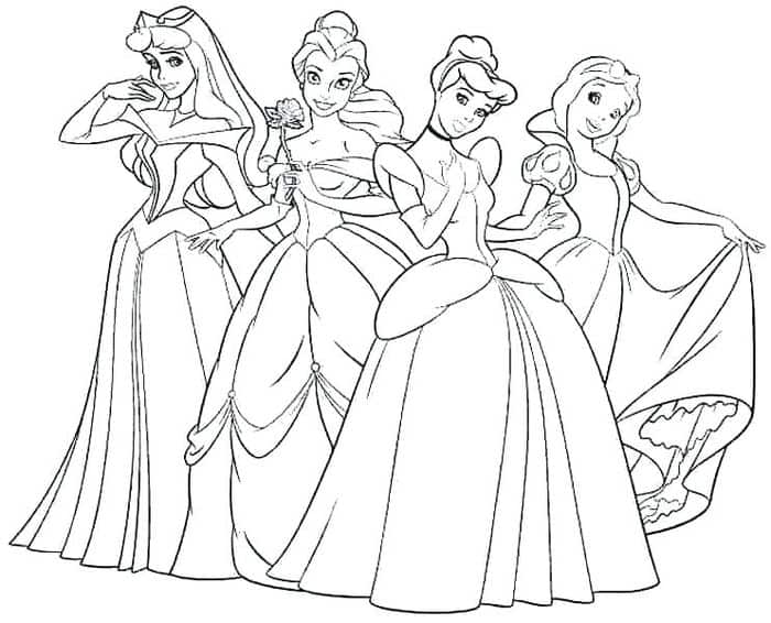 Princess Coloring Pages Printable