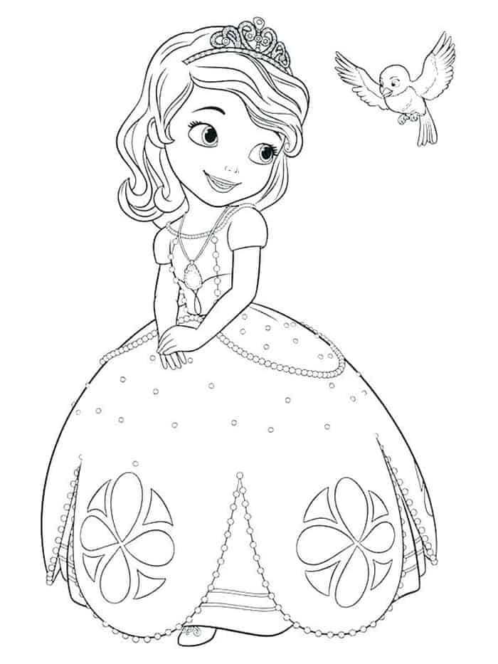 Princess Peach Coloring Pages