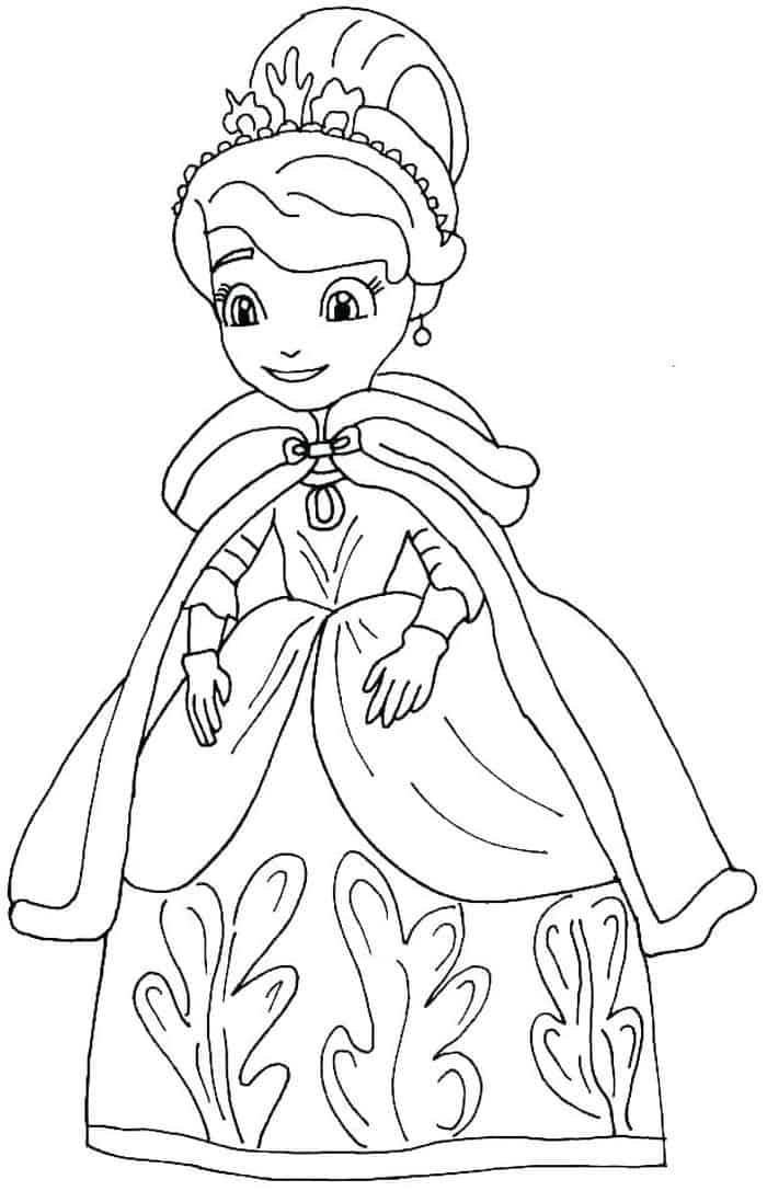 Princess Poppy Coloring Pages