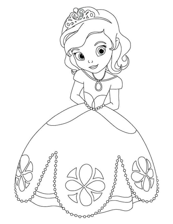 Princess Sofia Coloring Pages