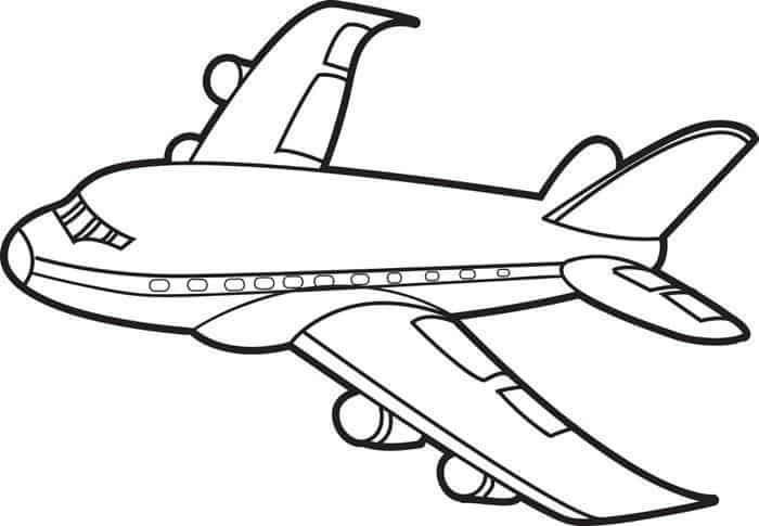 Printable Airplane Coloring Pages