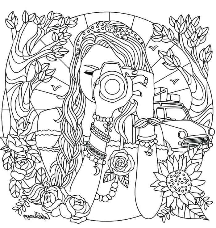 Printable Coloring Pages For Teens