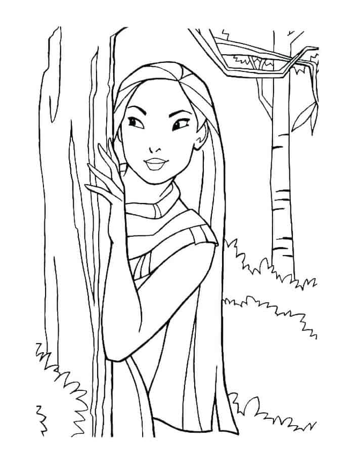 Printable Coloring Pages Princess