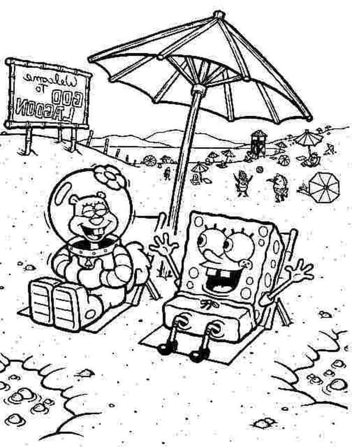 Printable Coloring Pages Spongebob