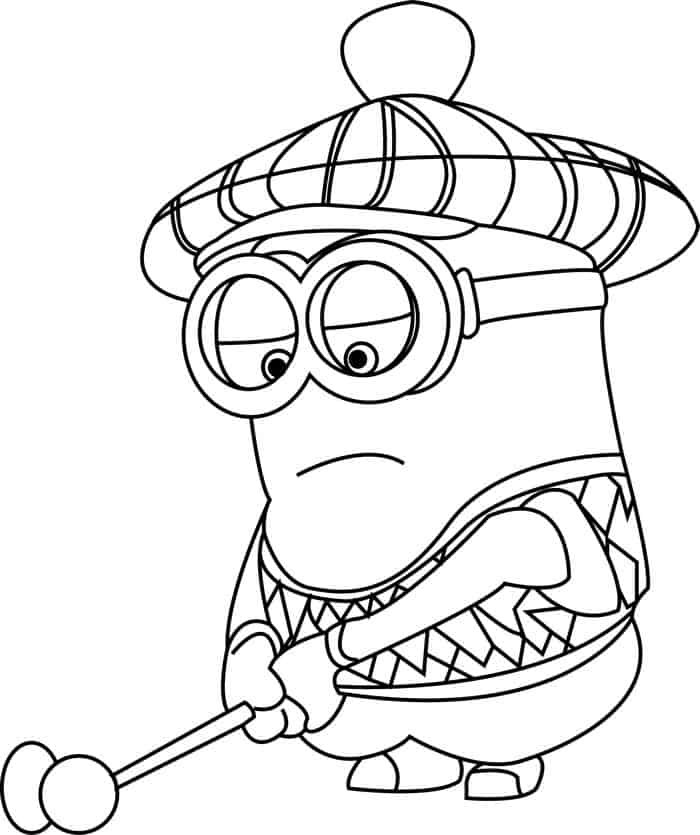 Printable Minion Coloring Pages