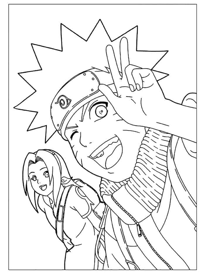 Printable Naruto Coloring Pages