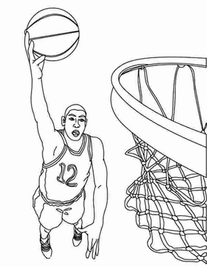 Pro Basketball Coloring Pages