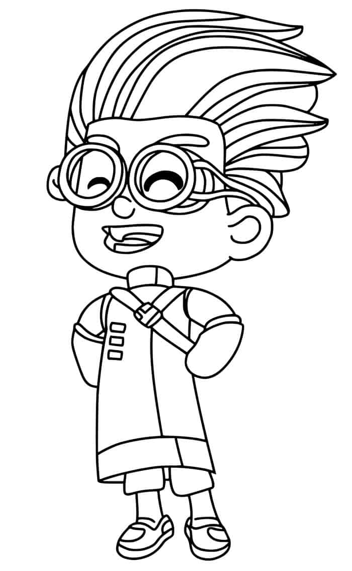 Romeo Pj Masks Coloring Pages