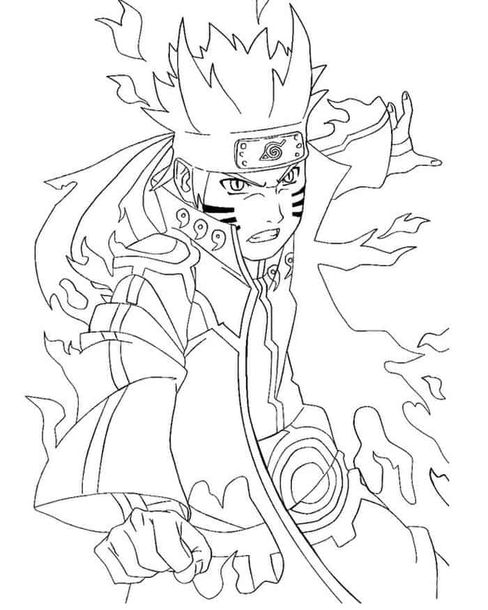 Sai Naruto Coloring Pages