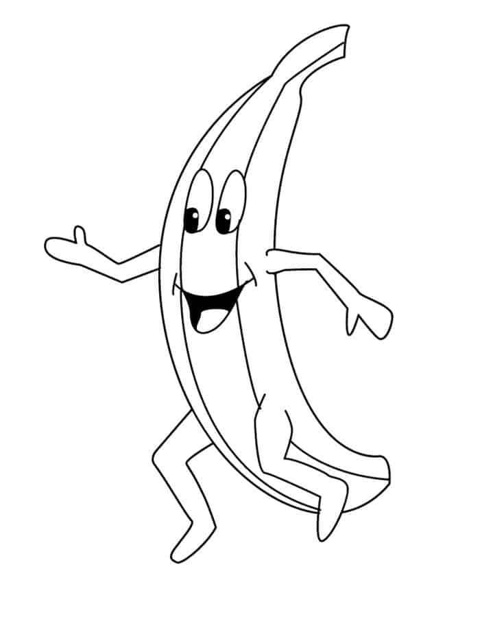 Shopkin Coloring Pages Banana Split
