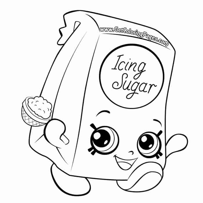 Shopkins Apple Blossom Coloring Pages