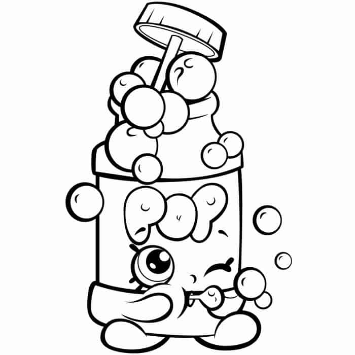 Shopkins Coloring Pages Cookie