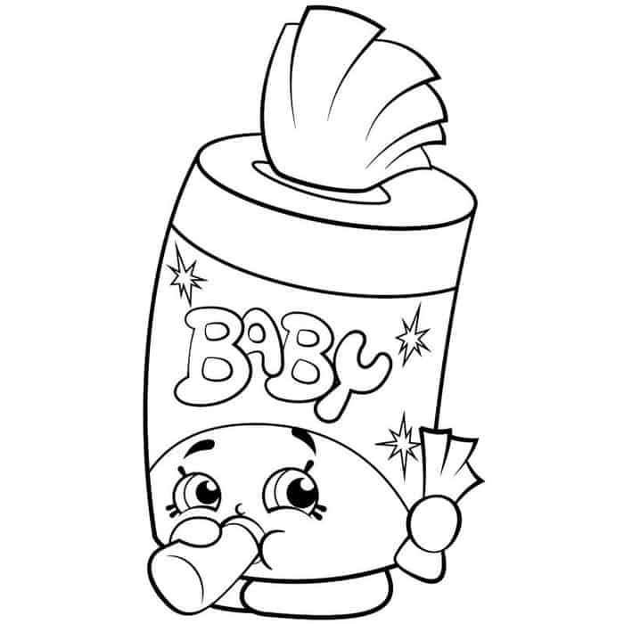 Shopkins Coloring Pages For Kids