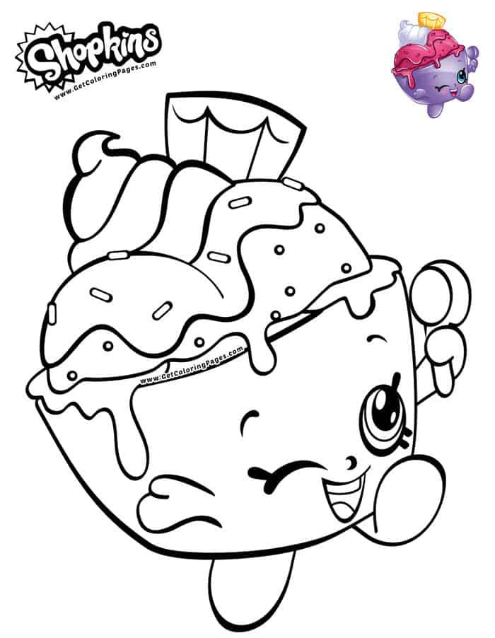 Shopkins Coloring Pages Lippy Lips