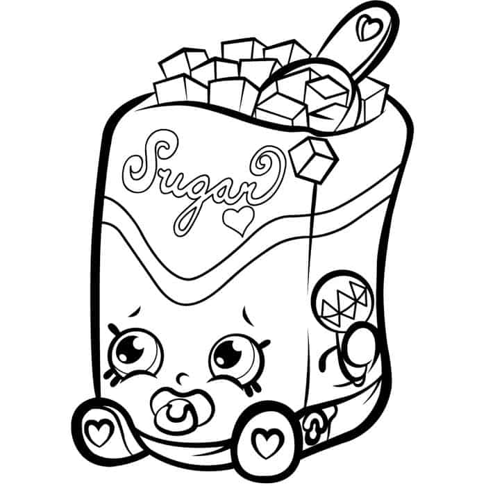 Shopkins Coloring Pages Printables