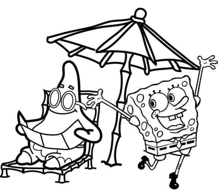 Spongebob Squarepants Coloring Pages Free