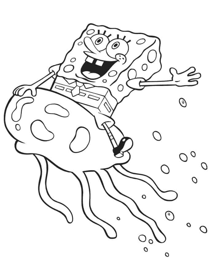 Spongebob Squarepants Printable Coloring Pages