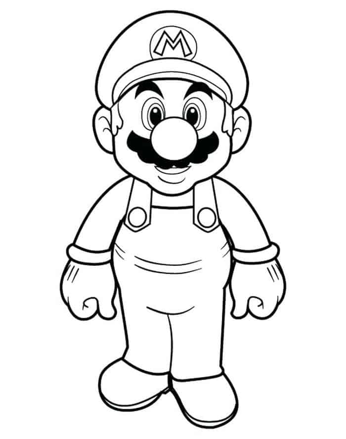 Super Mario Brothers Coloring Pages