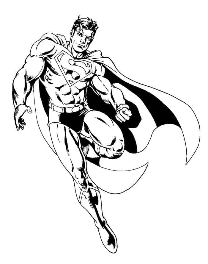 Superman Coloring Pages To Print