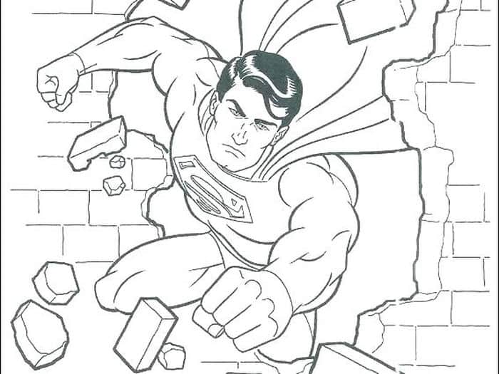Superman Funko Pop Coloring Pages