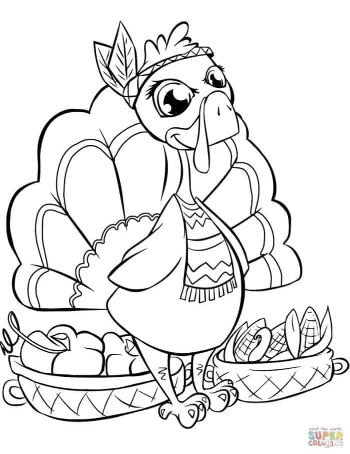 Thanksgiving Free Coloring Pages