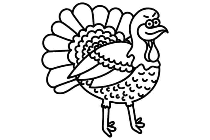 Thanksgiving Turkey Coloring Pages Printables