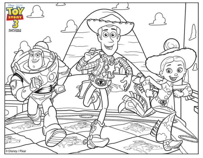 Toy Story 3 Coloring Pages