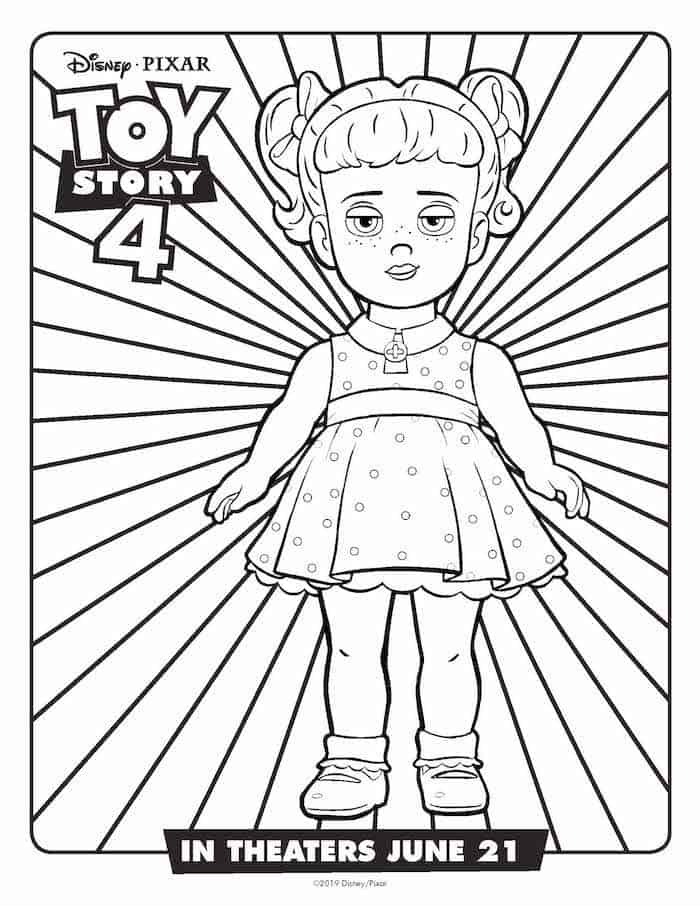 Toy Story 4 Coloring Pages
