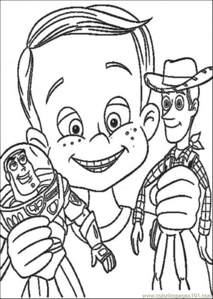 Toy Story Characters Coloring Pages