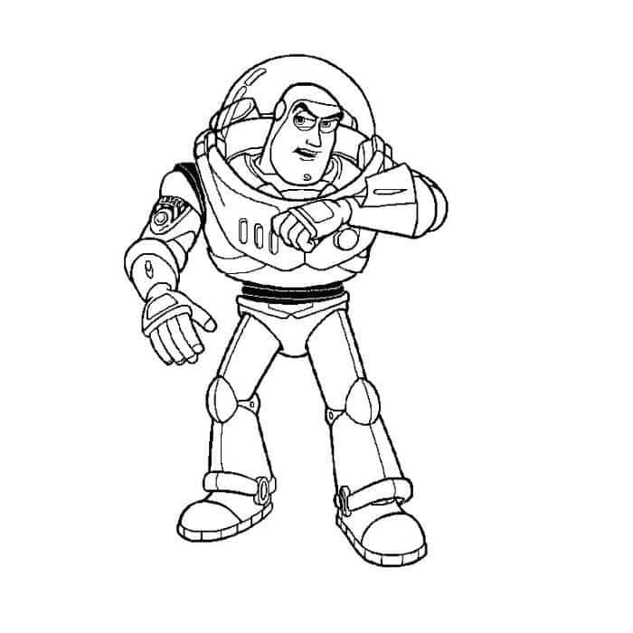Toy Story Coloring Pages Buzz
