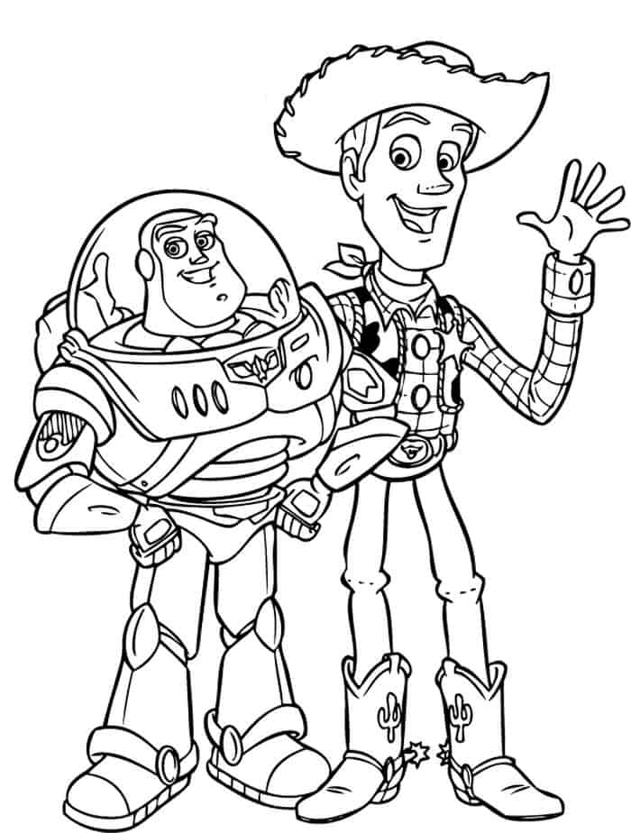 Toy Story Coloring Pages Woody