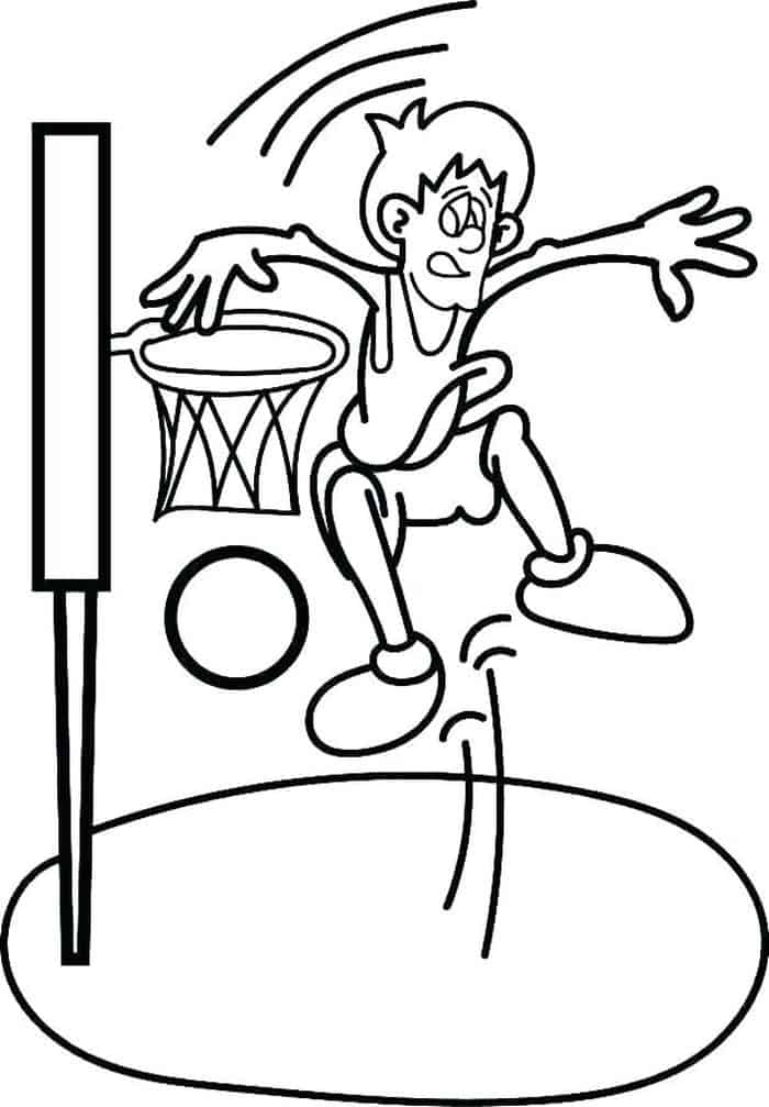 Unc Basketball Coloring Pages