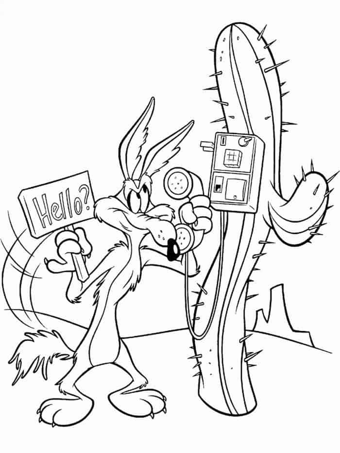 looney tunes printable adult coloring pages