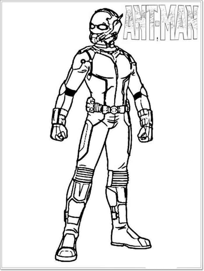 Ant Man Coloring Pages