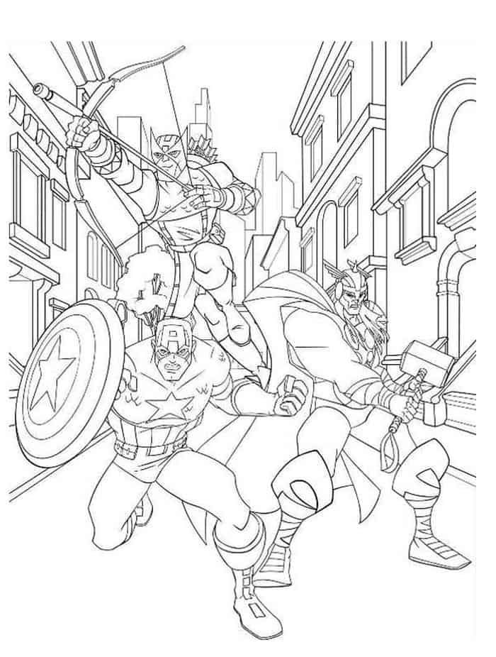 Avengers Coloring Pages